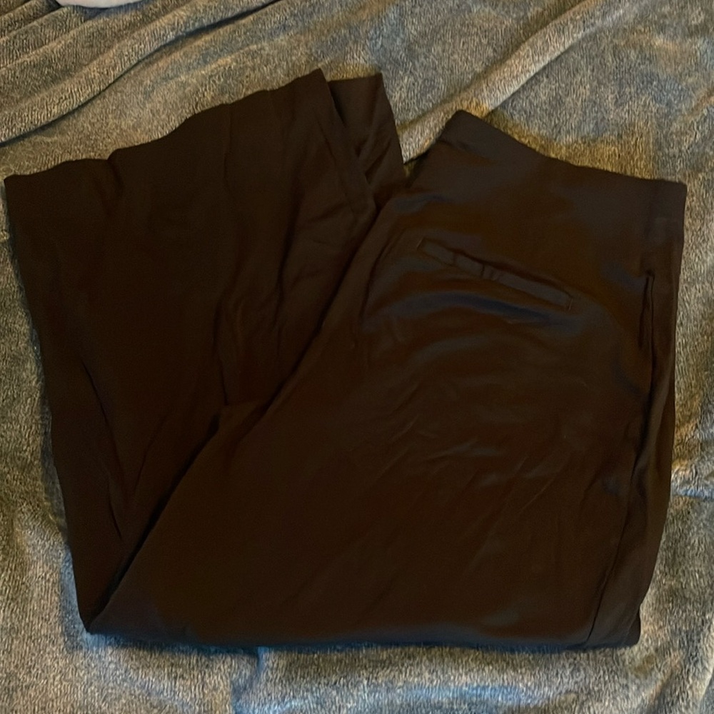 Express cropped wide leg pants size large